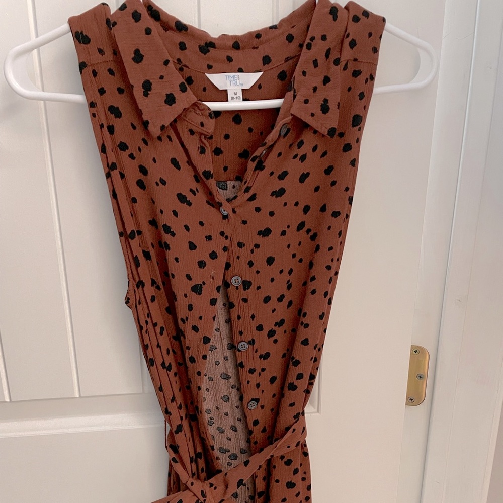 Sleeveless Print Top